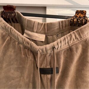 Women’s Fear of God Essentials terry cloth joggers